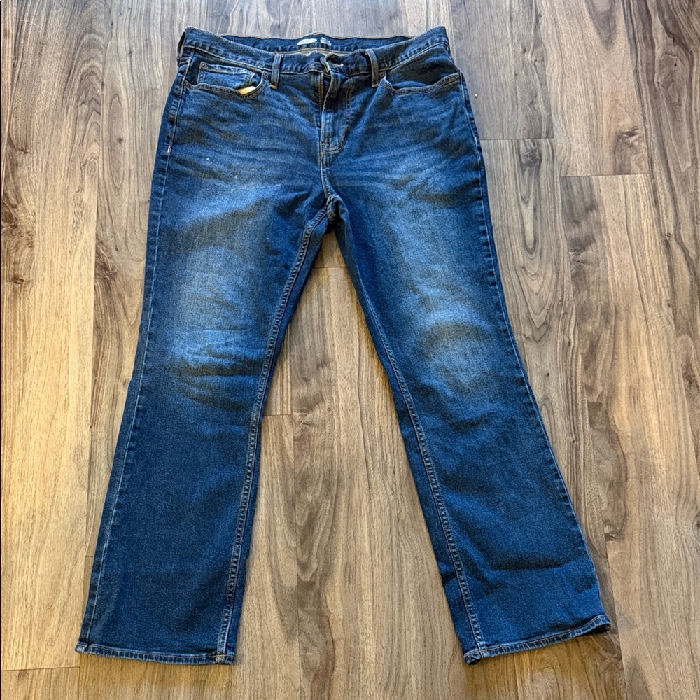 Old Navy Men's Bootcut Jeans - Dark Blue